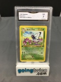 GMA Graded 1999 Pokemon Jungle 1st Edition #33 BUTTERFREE Trading Card - NM 7