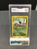 GMA Graded 1999 Pokemon Jungle 1st Edition #33 BUTTERFREE Trading Card - EX-NM+ 6.5