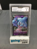 GMA Graded 2020 Pokemon Champion's Path Promo #SWSH055 HATTERENE V Holofoil Rare Trading Card -