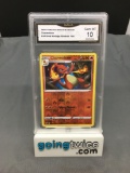 GMA Graded 2020 Pokemon Vivid Voltage #24 CHARMELEON Reverse Holofoil Trading Card - GEM MINT 10