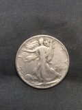 1945 United States Walking Liberty Silver Half Dollar - 90% Silver Coin from Awesome Collection