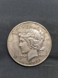 1935-S United States Peace Silver Dollar - 90% Silver Coin from Amazing Collection