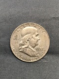 1957-D United States Franklin Silver Half Dollar - 90% Silver Coin from Amazing Collection