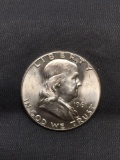 1961 United States Franklin Silver Half Dollar - 90% Silver Coin from Collection - BU Uncirculated