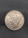1922-S United States Peace Silver Dollar - 90% Silver Coin from Estate