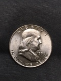 1959 United States Franklin Silver Half Dollar - 90% Silver Coin from Collection - BU Uncirculated