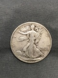 1939 United States Walking Liberty Silver Half Dollar - 90% Silver Coin from Amazing Collection