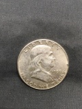 1950 United States Franklin Silver Half Dollar - 90% Silver Coin from Estate