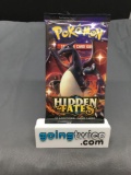 Factory Sealed Pokemon HIDDEN FATES 10 Card Booster Pack - HARD TO FIND!