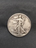 1933-S United States Walking Liberty Silver Half Dollar - 90% Silver Coin from Estate