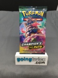 Factory Sealed Pokemon CHAMPION'S PATH 10 Card Booster Pack - Charizard Vmax?