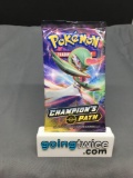 Factory Sealed Pokemon CHAMPION'S PATH 10 Card Booster Pack - Charizard Vmax?