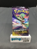 Factory Sealed Pokemon CHAMPION'S PATH 10 Card Booster Pack - Charizard Vmax?