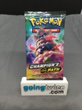 Factory Sealed Pokemon CHAMPION'S PATH 10 Card Booster Pack - Charizard Vmax?