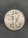 1929-S United States Walking Liberty Silver Half Dollar - 90% Silver Coin from Estate