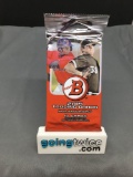 Factory Sealed 2015 Bowman Baseball 10 Card Pack - Prospects and Rookie Cards!