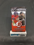 Factory Sealed 2015 Bowman Baseball 10 Card Pack - Prospects and Rookie Cards!