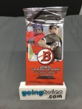 Factory Sealed 2015 Bowman Baseball 10 Card Pack - Prospects and Rookie Cards!