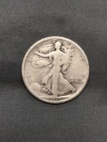 1917 United States Walking Liberty Silver Half Dollar - 90% Silver Coin from Estate