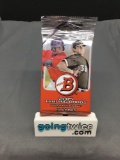 Factory Sealed 2015 Bowman Baseball 10 Card Pack - Prospects and Rookie Cards!