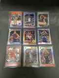 9 Card Lot of Sports Card REFRACTORS and PRIZMS from Huge Collection - with STARS and ROOKIE Cards!