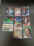 9 Card Lot of Sports Card REFRACTORS and PRIZMS from Huge Collection - with STARS and ROOKIE Cards!