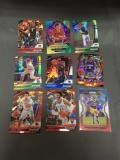 9 Card Lot of Sports Card REFRACTORS and PRIZMS from Huge Collection - with STARS and ROOKIE Cards!