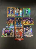 9 Card Lot of Sports Card REFRACTORS and PRIZMS from Huge Collection - with STARS and ROOKIE Cards!