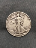 1936 United States Walking Liberty Silver Half Dollar - 90% Silver Coin from Estate