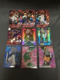 9 Card Lot of Sports Card REFRACTORS and PRIZMS from Huge Collection - with STARS and ROOKIE Cards!