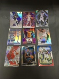 9 Card Lot of Sports Card REFRACTORS and PRIZMS from Huge Collection - with STARS and ROOKIE Cards!