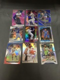 9 Card Lot of Sports Card REFRACTORS and PRIZMS from Huge Collection - with STARS and ROOKIE Cards!