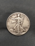 1939 United States Walking Liberty Silver Half Dollar - 90% Silver Coin from Estate