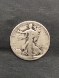 1933-S United States Walking Liberty Silver Half Dollar - 90% Silver Coin from Estate