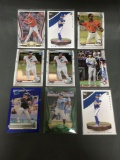 9 Card Lot of BASEBALL ROOKIE CARDS - Mostly 2018 and NEWER with STARS and FUTURE STARS!