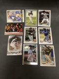 9 Card Lot of BASEBALL ROOKIE CARDS - Mostly 2018 and NEWER with STARS and FUTURE STARS!