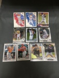 9 Card Lot of BASEBALL ROOKIE CARDS - Mostly 2018 and NEWER with STARS and FUTURE STARS!