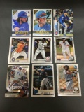 9 Card Lot of BASEBALL ROOKIE CARDS - Mostly 2018 and NEWER with STARS and FUTURE STARS!