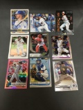 9 Card Lot of BASEBALL ROOKIE CARDS - Mostly 2018 and NEWER with STARS and FUTURE STARS!