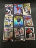 9 Card Lot of BASEBALL ROOKIE CARDS - Mostly 2018 and NEWER with STARS and FUTURE STARS!