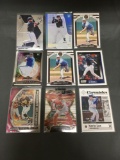 9 Card Lot of BASEBALL ROOKIE CARDS - Mostly 2018 and NEWER with STARS and FUTURE STARS!