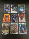 9 Card Lot of FOOTBALL ROOKIE CARDS - Mostly 2018 and NEWER with STARS and FUTURE STARS!