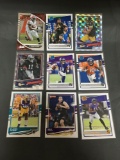 9 Card Lot of FOOTBALL ROOKIE CARDS - Mostly 2018 and NEWER with STARS and FUTURE STARS!