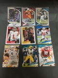 9 Card Lot of FOOTBALL ROOKIE CARDS - Mostly 2018 and NEWER with STARS and FUTURE STARS!