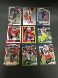 9 Card Lot of FOOTBALL ROOKIE CARDS - Mostly 2018 and NEWER with STARS and FUTURE STARS!