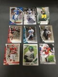 9 Card Lot of FOOTBALL ROOKIE CARDS - Mostly 2018 and NEWER with STARS and FUTURE STARS!