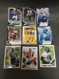 9 Card Lot of FOOTBALL ROOKIE CARDS - Mostly 2018 and NEWER with STARS and FUTURE STARS!