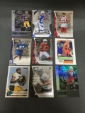 9 Card Lot of FOOTBALL ROOKIE CARDS - Mostly 2018 and NEWER with STARS and FUTURE STARS!