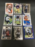 9 Card Lot of FOOTBALL ROOKIE CARDS - Mostly 2018 and NEWER with STARS and FUTURE STARS!