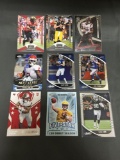 9 Card Lot of FOOTBALL ROOKIE CARDS - Mostly 2018 and NEWER with STARS and FUTURE STARS!